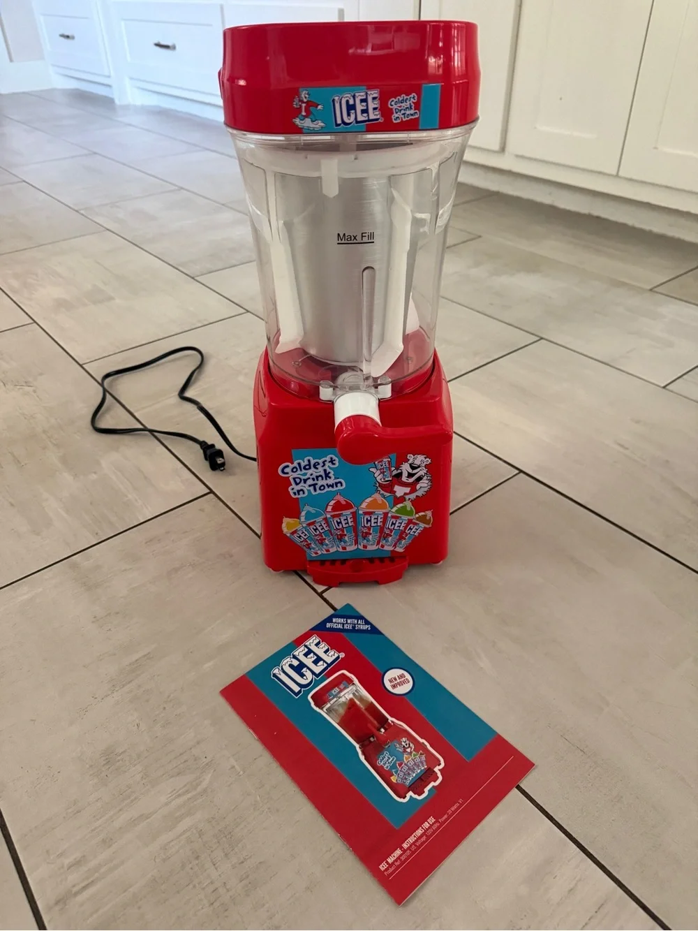 Icee Red Kids Slush Dispenser Playset